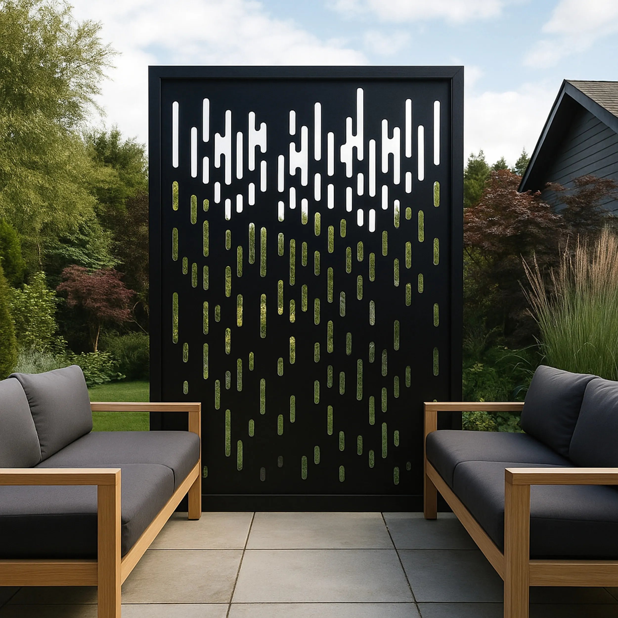 metal privacy screen
