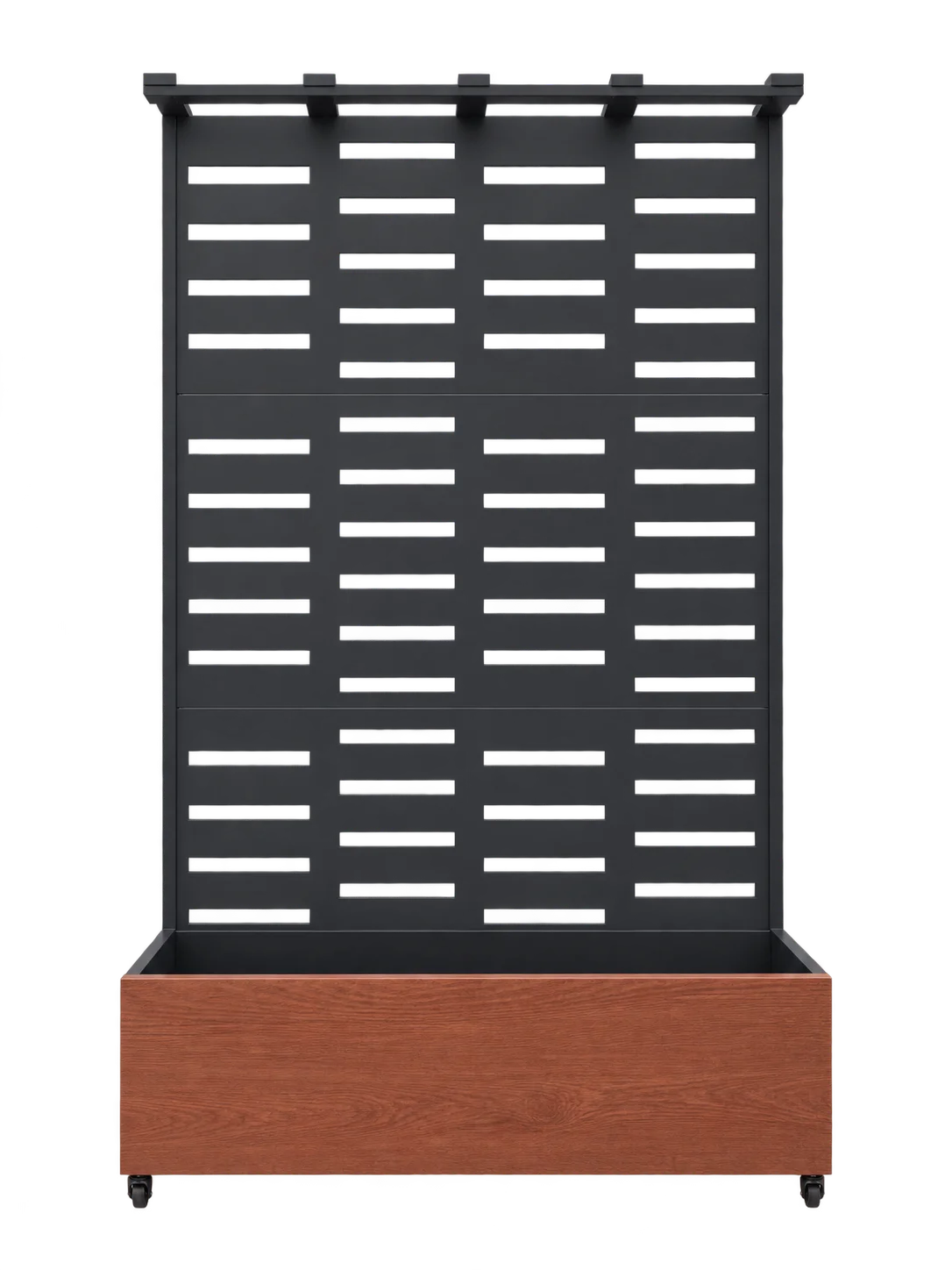 Metalli Privacy Screen Planter