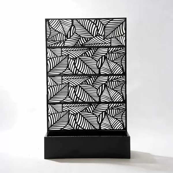 Metalli Privacy Screen Planter
